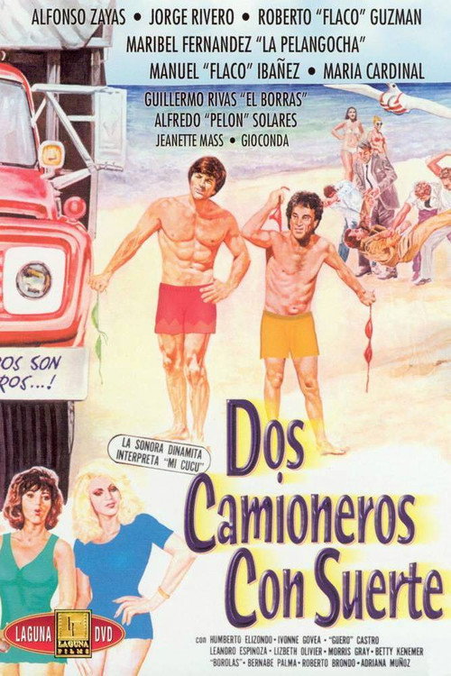 Movie poster for Dos camioneros con suerte (1990)