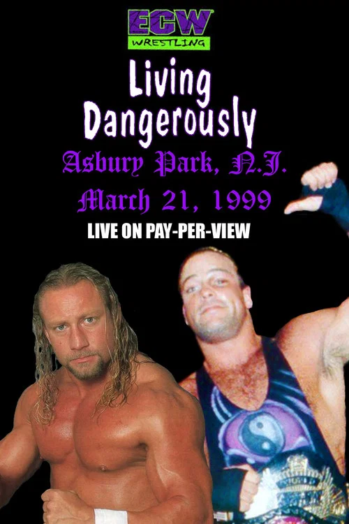 Movie poster for ECW Living Dangerously 1999 (1999)