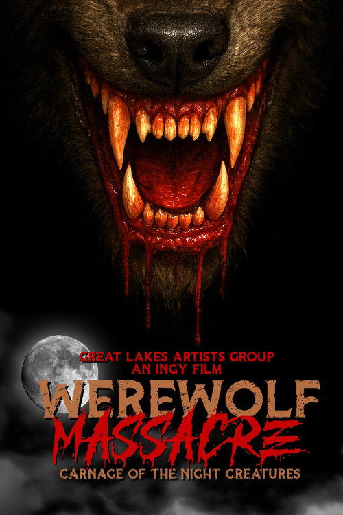 Movie poster for Werewolf Massacre: Carnage of the Night Creatures (2025)