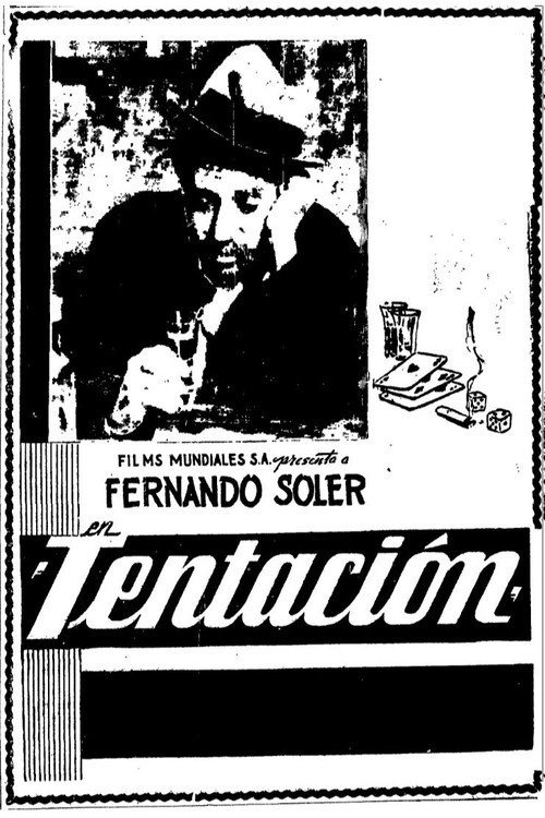 Movie poster for Tentación (1943)