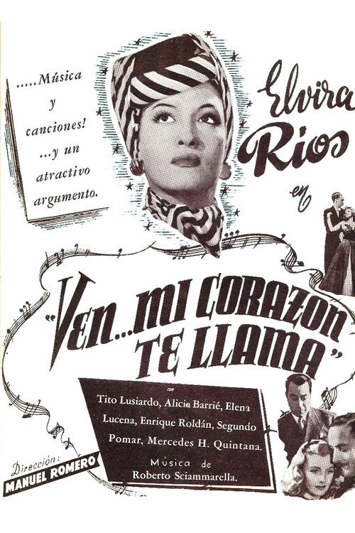 Movie poster for When My Heart Calls (1942)