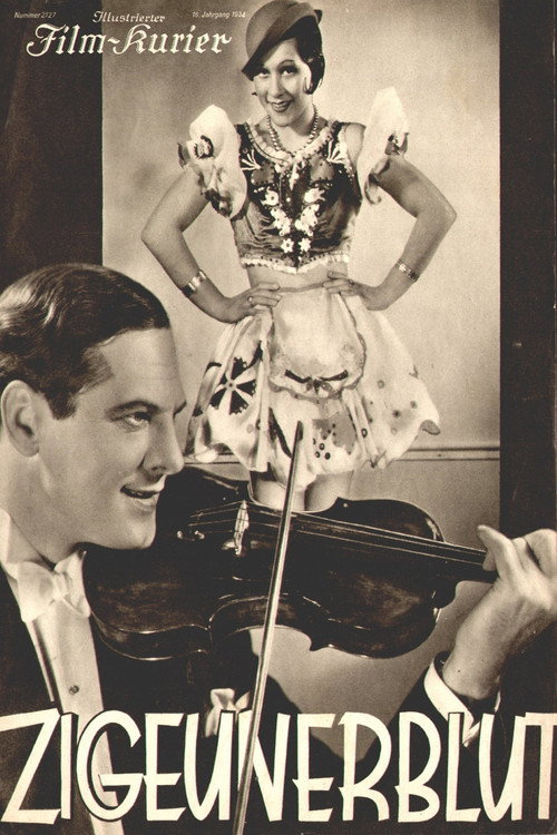 Movie poster for Gypsy Blood (1934)