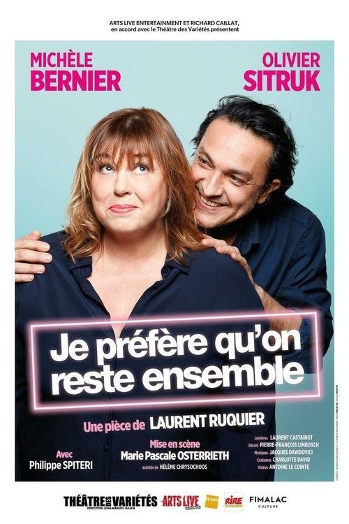 Movie poster for Je préfère qu'on reste ensemble (2024)