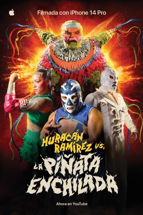Movie poster for Huracán Ramírez vs. La Piñata Enchilada (2023)