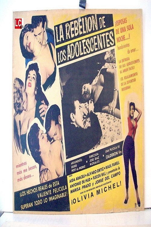 Movie poster for La rebelión de los adolescentes (1959)
