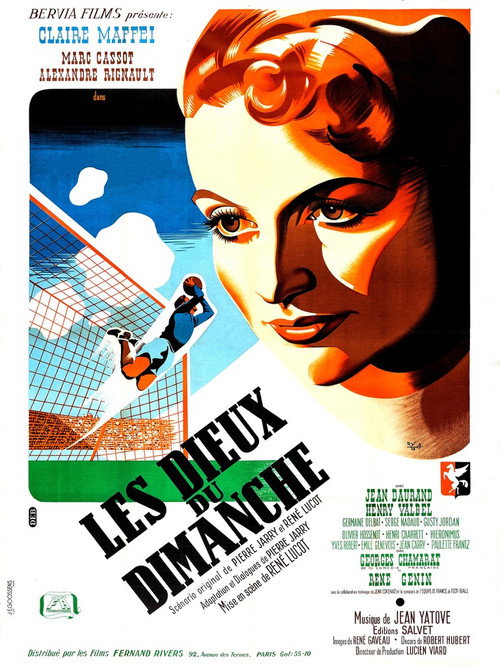 Movie poster for Les Dieux du dimanche (1949)