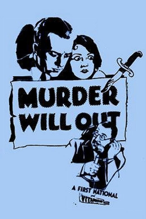Movie poster for Murder Will Out (1930)