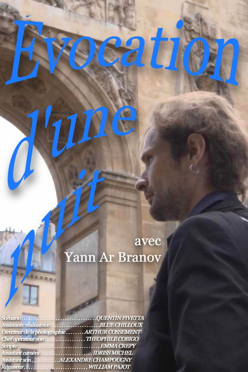 Movie poster for Évocation d’une nuit (2026)
