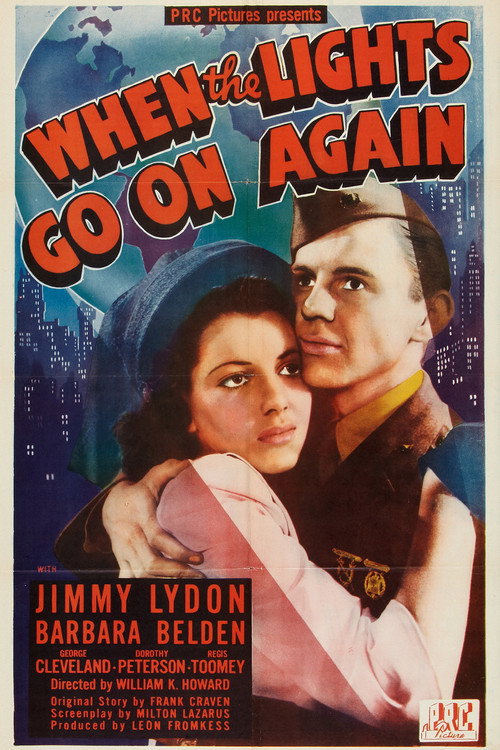 Movie poster for When the Lights Go On Again (1944)