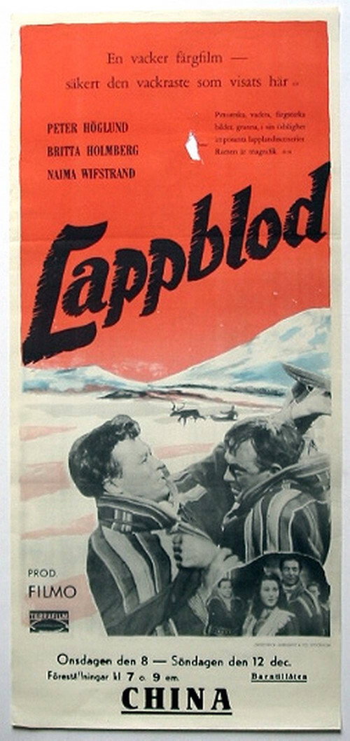 Movie poster for Lappblod (1948)
