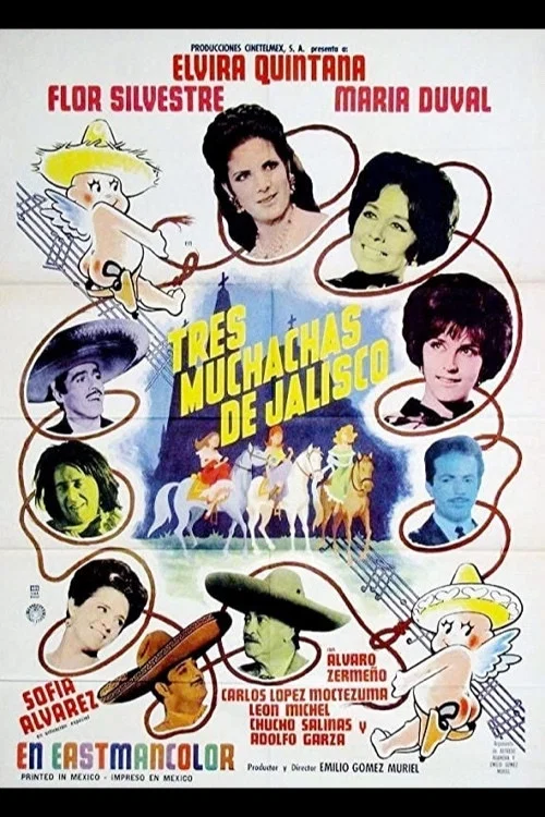 Movie poster for Tres muchachas de Jalisco (1964)