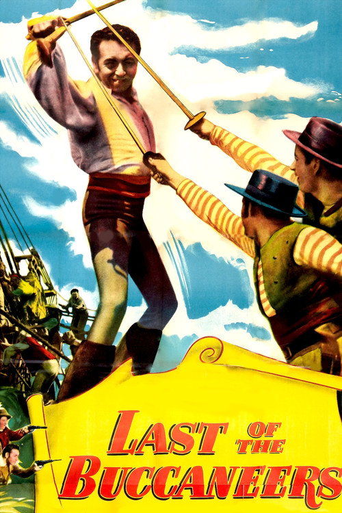Movie poster for Last of the Buccaneers (1950)