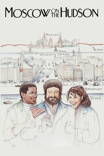 Movie poster for Moscow on the Hudson (1984)