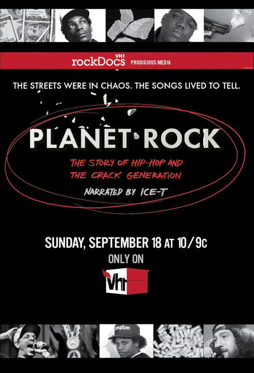 Movie poster for Planet Rock: The Story of Hip-Hop and the Crack Generation (2011)