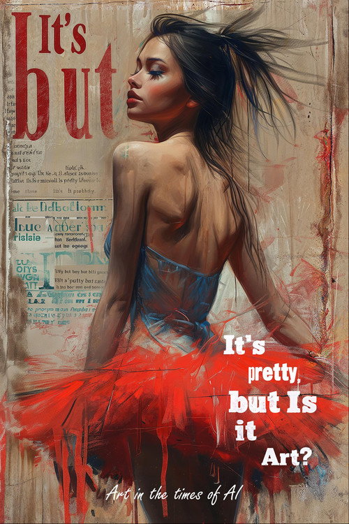 Movie poster for It's Pretty, but is it Art? (2023)