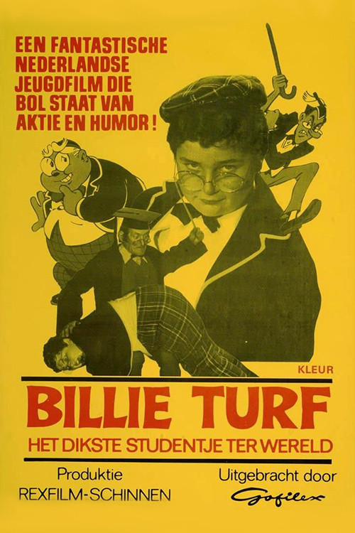 Movie poster for Billie Turf, het dikste studentje ter wereld (1978)