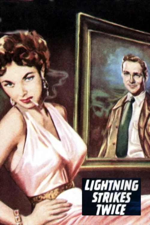 Movie poster for Lightning Strikes Twice (1951)