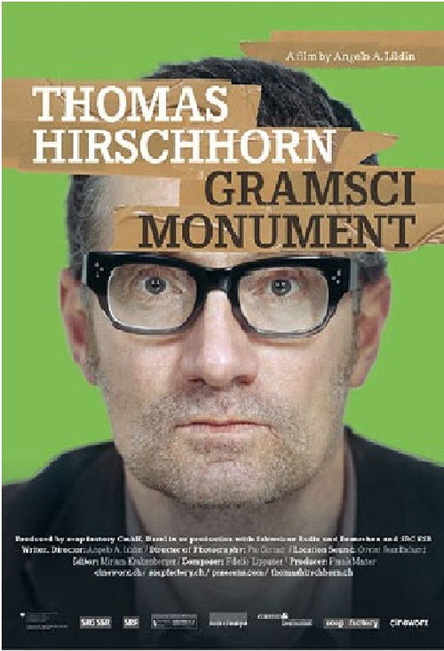 Movie poster for Thomas Hirschhorn – Gramsci Monument (2015)