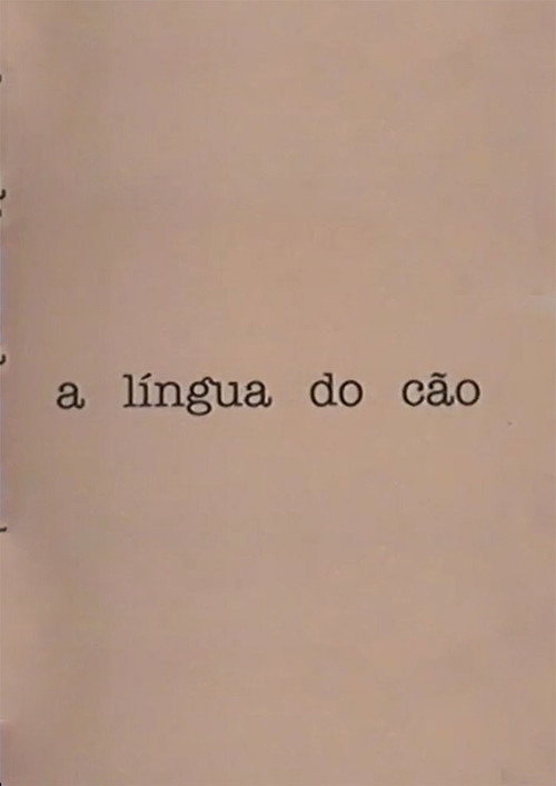 Movie poster for A língua do cão
