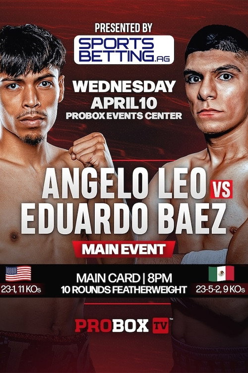 Movie poster for Angelo Leo vs. Eduardo Baez (2024)