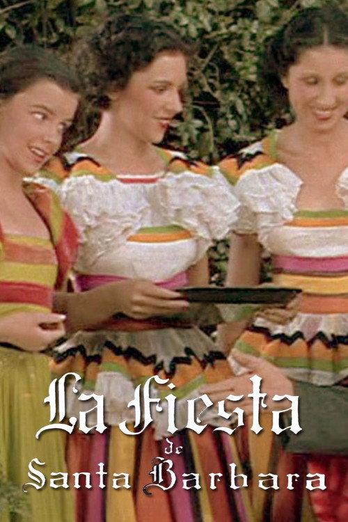 Movie poster for La Fiesta de Santa Barbara (1935)