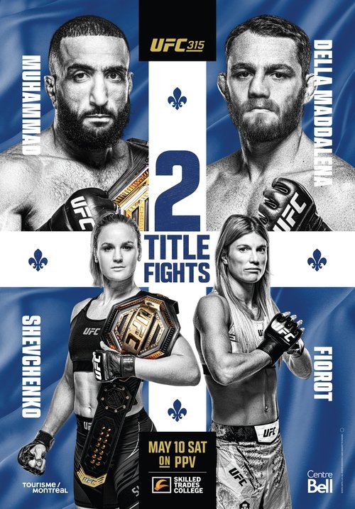 Movie poster for UFC 315: Muhammad vs. Della Maddalena (2025)