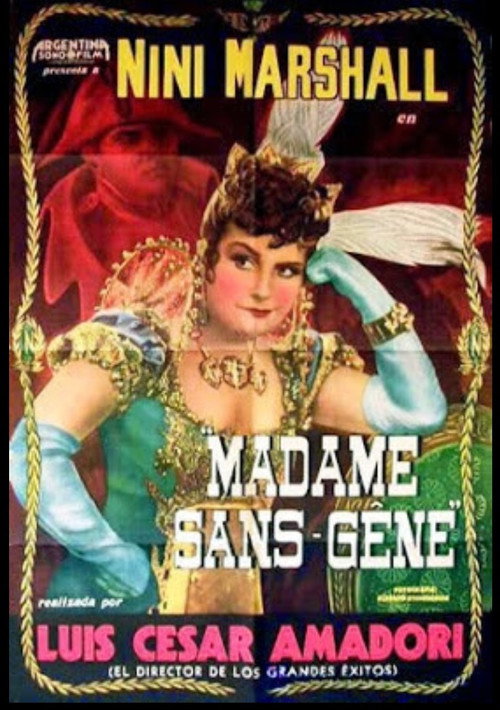 Movie poster for Madame Sans-Gêne (1945)