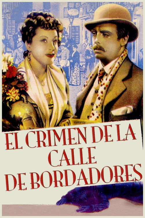 Movie poster for The Crime of Bordadores Street (1946)