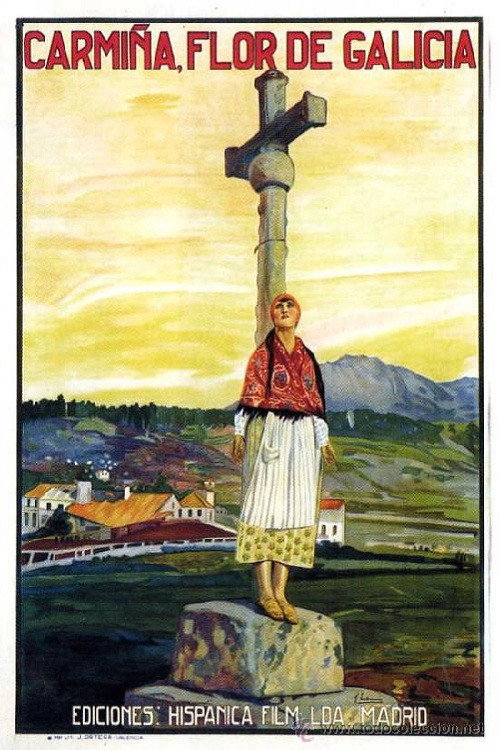 Movie poster for Carmiña, the Flower of Galicia (1926)