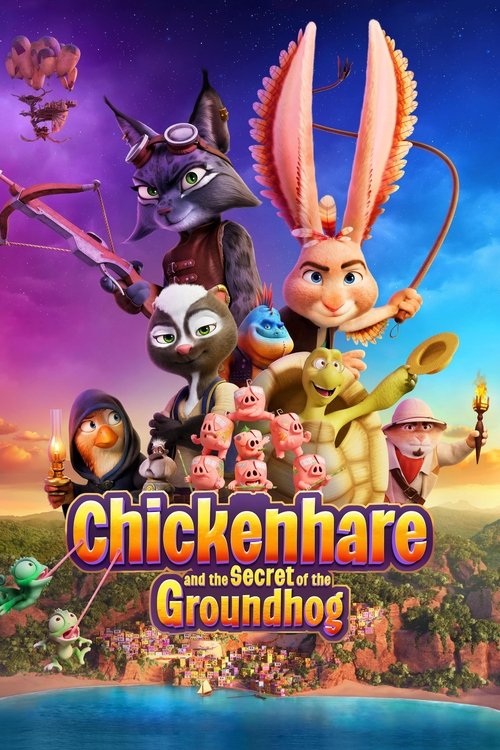 Movie poster for Chickenhare and the Secret of the Groundhog (2025)