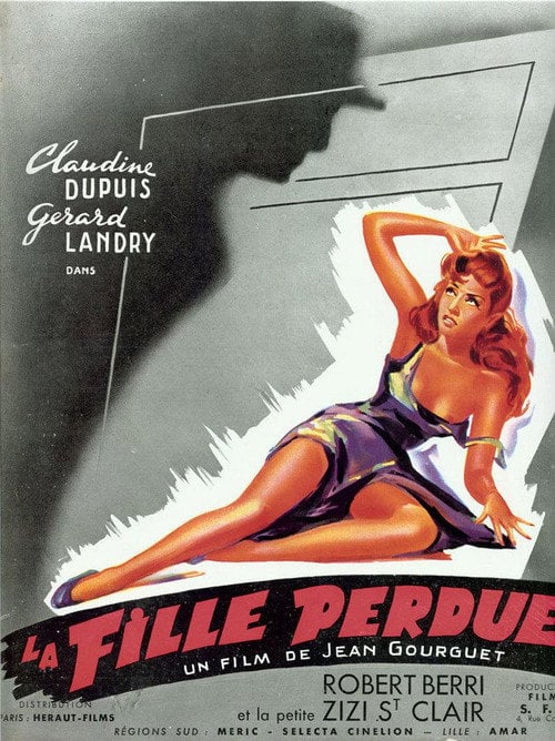 Movie poster for La fille perdue (1954)