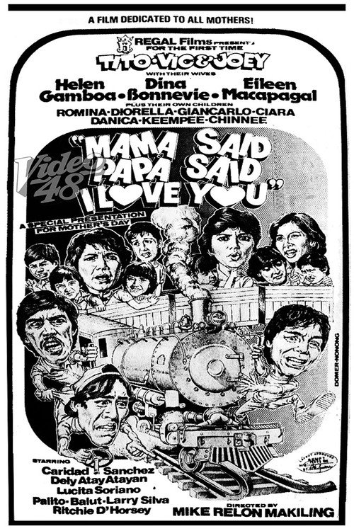 Movie poster for Mama Said, Papa Said I Love You (1985)
