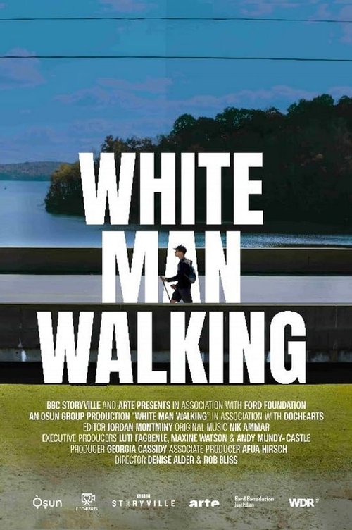 Movie poster for White Man Walking (2025)