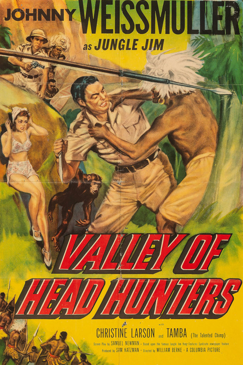 Movie poster for Valley of Head Hunters (1953)