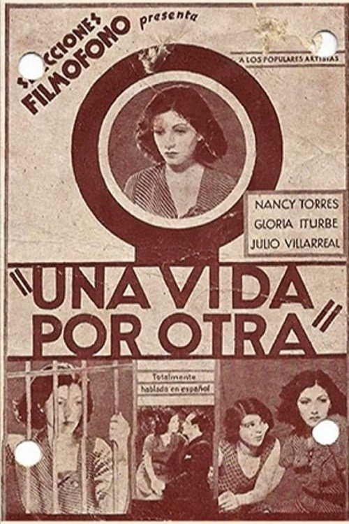 Movie poster for Una vida por otra (1932)