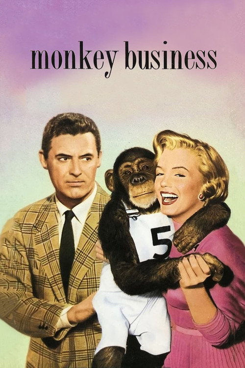 Movie poster for Monkey Business (1952)