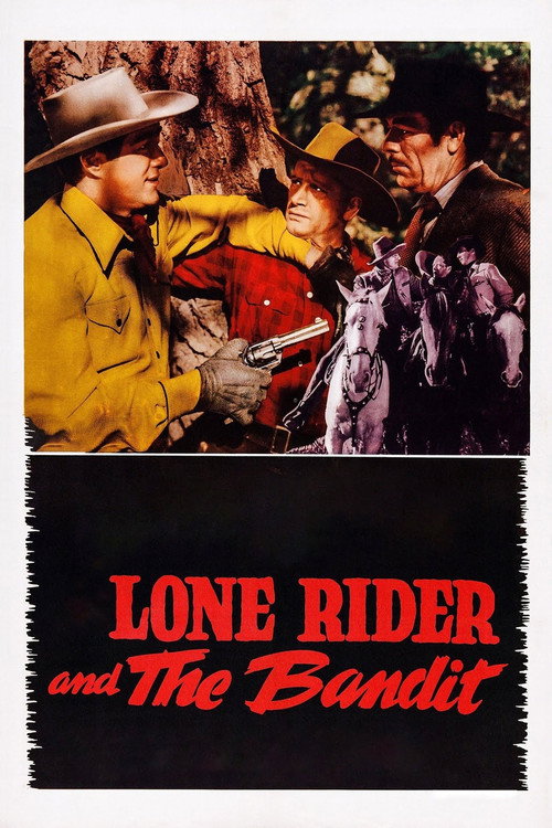 Movie poster for The Lone Rider and the Bandit (1942)