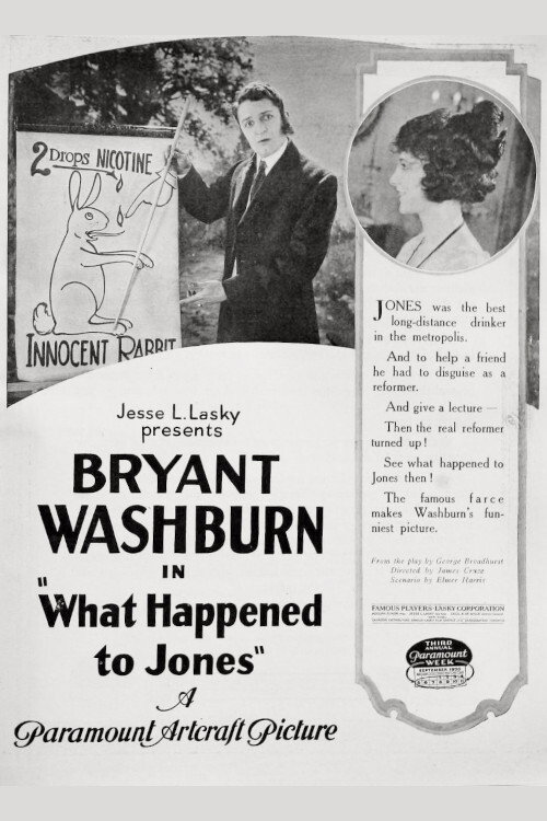 Movie poster for What Happened to Jones (1920)