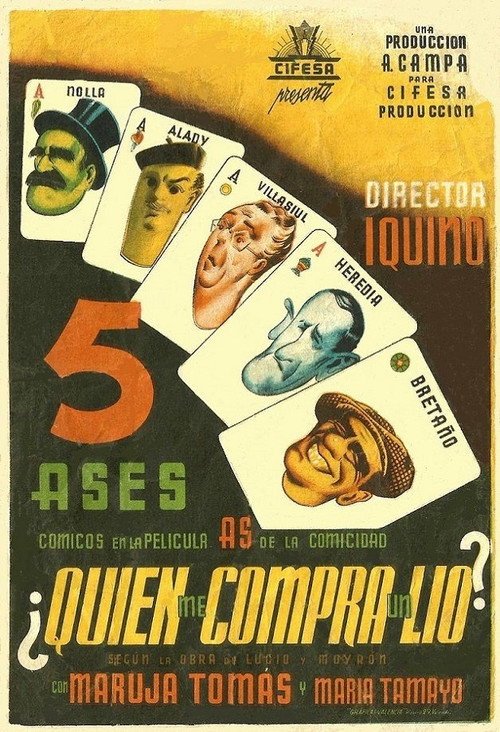 Movie poster for ¿Quién me compra un lío? (1940)