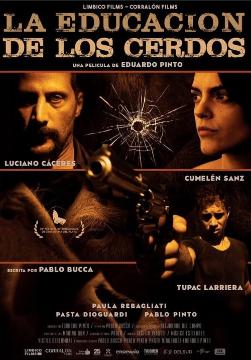 La educación de los cerdos poster