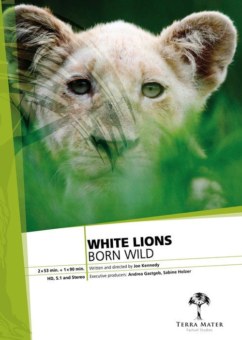 Movie poster for White Lions Born Wild (2012)
