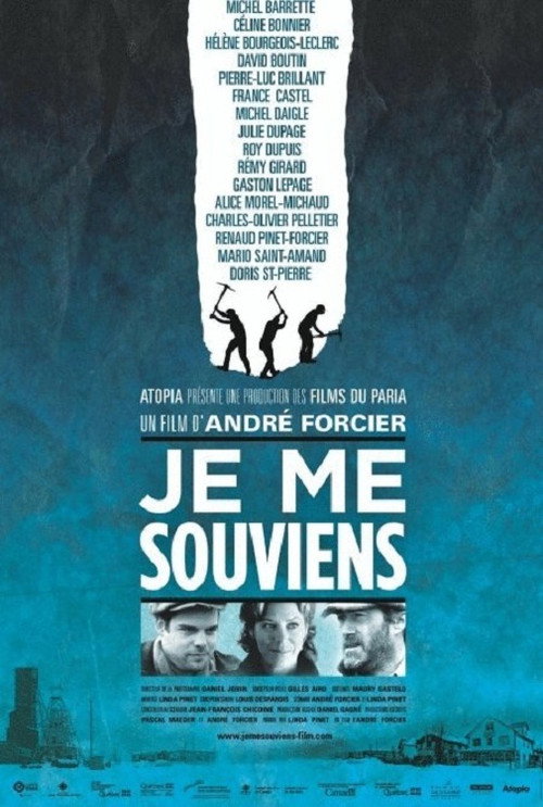 Movie poster for Je me souviens (2009)