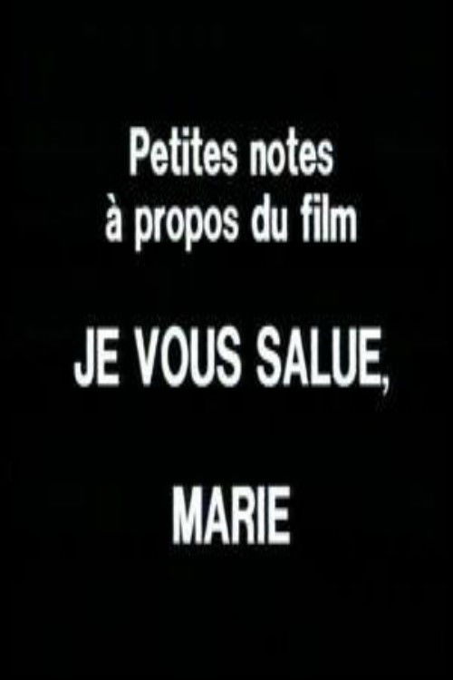 Movie poster for Notes on Hail Mary (1983)