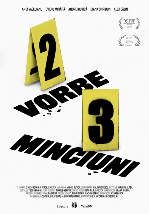 Movie poster for Two Words, Three Lies (2023)