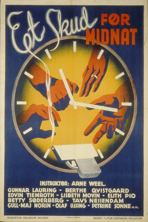 Movie poster for Et skud før midnat (1942)