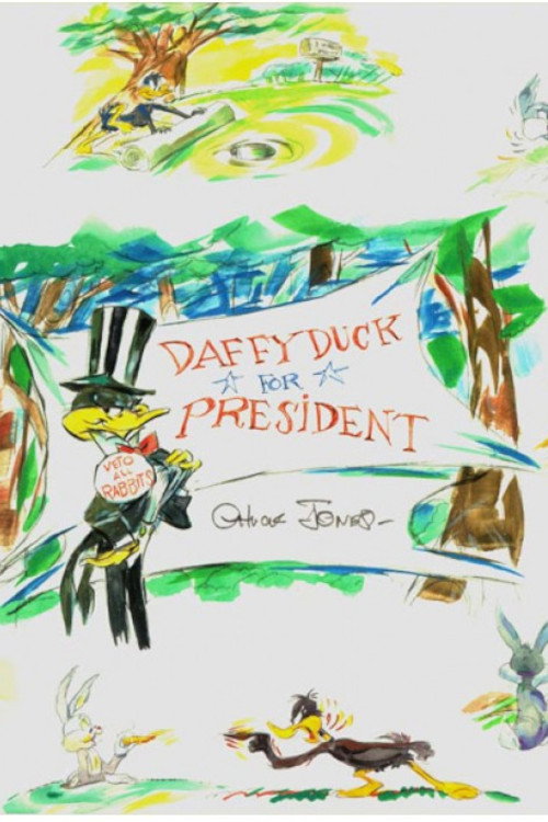 Movie poster for Daffy Duck for President (2004)