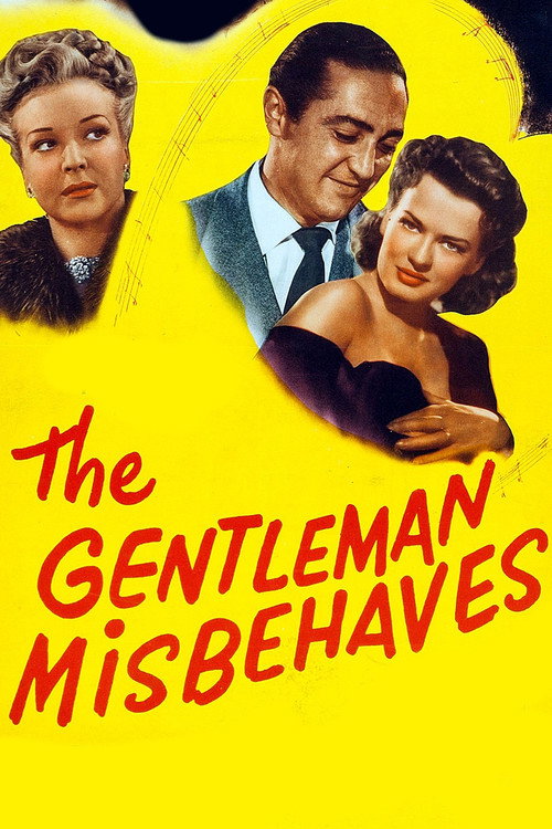 Movie poster for The Gentleman Misbehaves (1946)