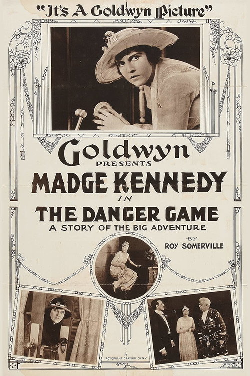 Movie poster for The Danger Game (1918)