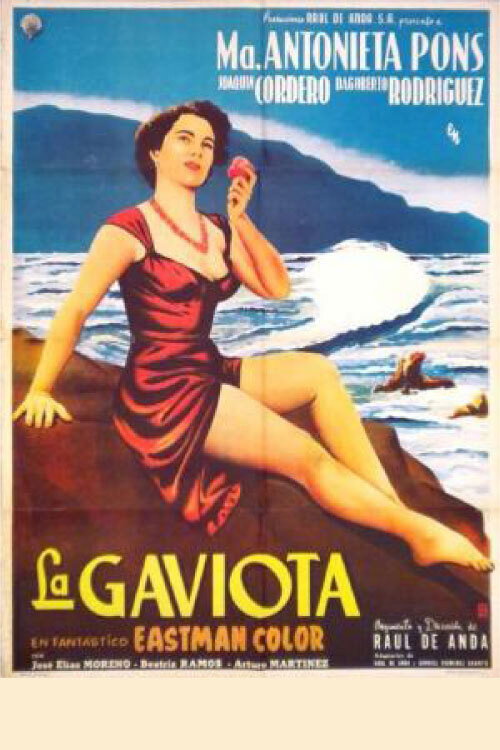 Movie poster for La gaviota (1955)