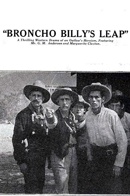 Movie poster for Broncho Billy's Leap (1914)